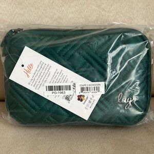 NWT Lug Coupe 2 Convertible Crossbody Bag in Wickedly Green
